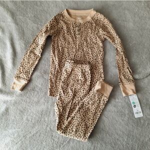 Leopard Print Kids Pajamas